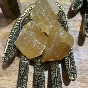 Honey Calcite Raw Chunks