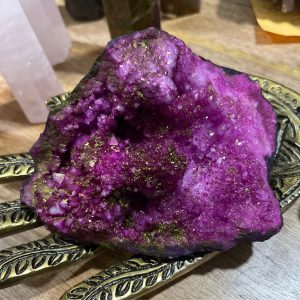 Pink Dye Geode
